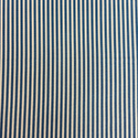 Tela Estampada de 100% Algodón 44" Rayas Finas, Coastal Blue- 1 yarda