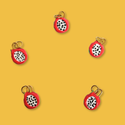 18kt Gold-Plated Stainless Steel Trilogy Earrings, 22mm - 1 piece