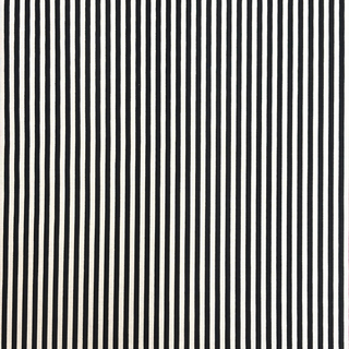 Tela Estampada de 100% Algodón 44" Rayas Finas, Negro- 1 yarda