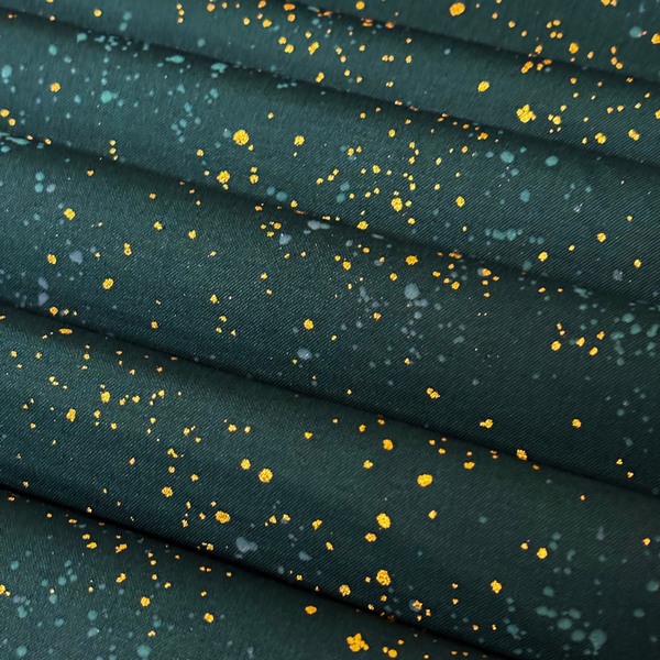 Tela Estampada de 100% Algodón 44" Speckled, Hunter - 1 yarda