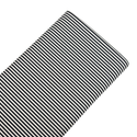 Tela Estampada de 100% Algodón 44" Rayas Finas, Negro- 1 yarda