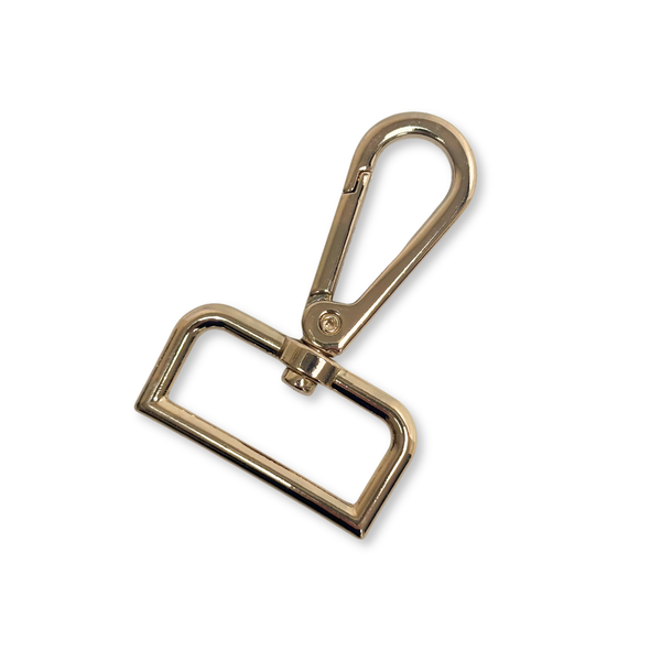 Snap Hook Dorado 1.25", 32 mm – 2 piezas