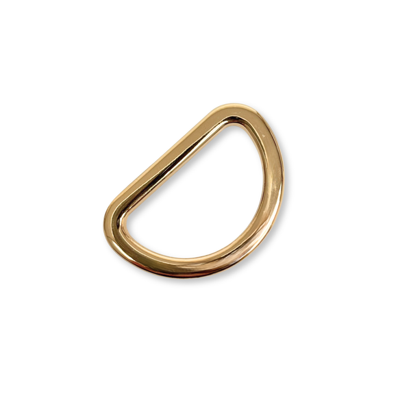 D-Ring Gold 1", 25 mm – 2 pieces