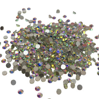 Flatbacks Rhinestones SS12, Cristal AB - 1440 piezas