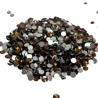 Flatbacks Rhinestones SS16, Topaz Ahumado - 1440 piezas