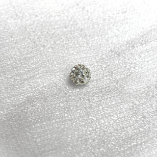 Pave Beads Blanco - 8mm
