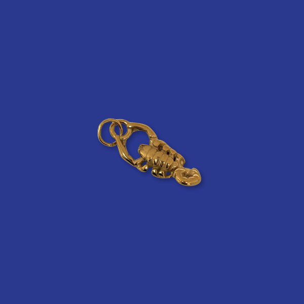 18kt Gold Plated Stainless Steel&nbsp;Scorpion Charm, 23mm – 1 piece