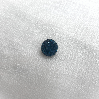Pave Beads Azul Marino - 10mm