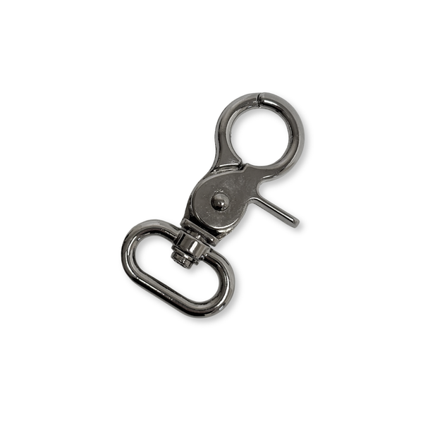Snap Hook Silver ¾", 20 mm – 2 pieces