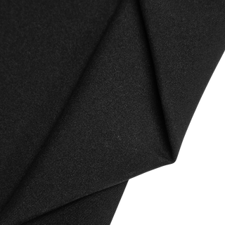 Poplin Fabric / Minimat Fabric, 118" Wide - 100% Polyester, Black