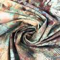 100% Cotton Printed Fabric 44" Retro, Vintage Gentleman - 1 yard
