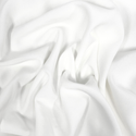 60" Rayon Challis Fabric, White - 1 yard