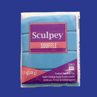 Arcilla Polimérica Soufflé, Azul Claro Pálido, 1 pieza