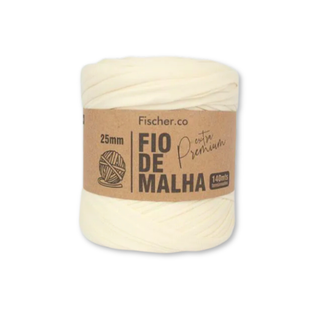 Fio de Malha Extra Premium Fisher.co, 25 mm - Manteiga