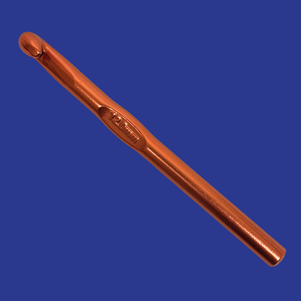 Agujas de Tejer, Cobrizo Metálico, 12 mm- 1 pieza