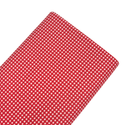 Tela Estampada de 100% Algodón 44" Gingham, Rojo - 1 yarda