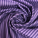 Tela Estampada de 100% Algodón 44" Rayas Finas, Eggplant - 1 yarda