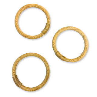 Asas para Carteras en Paja 12.5 cm, Natural – 1 par