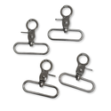 Snap Hook Silver 2", 50 mm – 2 pieces