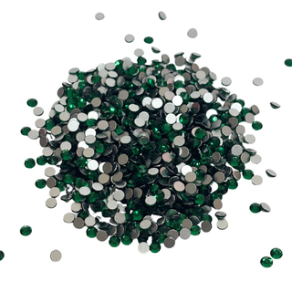 Flatbacks Rhinestones SS12, Esmeralda - 1440 piezas