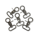 Snap Hook Silver 1", 25 mm – 2 pieces