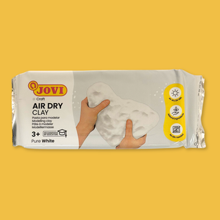 Air Dry Clay Jovi 1 lb, Pasta para Modelar, 1 pieza - Blanco