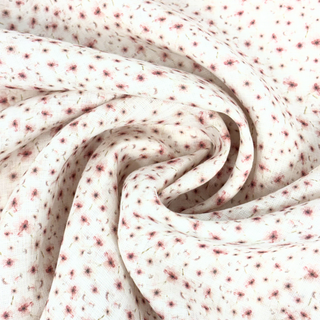 Tela Hilo 100% Estampada 58", Flores de Primavera - 1 yarda