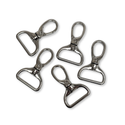 Silver Snap Hook 1", 25 mm – 2 pieces
