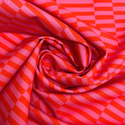 Tela Estampada de 100% Algodón 44" A Ruby + Bee Color Story, Red / Pink - 1 yarda