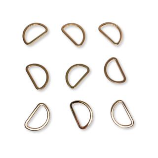 D Ring Dorado Flat 1 ½", 38 mm – 2 piezas