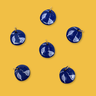 18kt Gold-Plated Stainless Steel Lemon Charm, 15mm - 1 piece