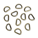 Antique Bronze D Ring 1", 25 mm – 4 pieces