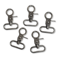 Snap Hook Plateado 1.25", 32 mm – 2 piezas