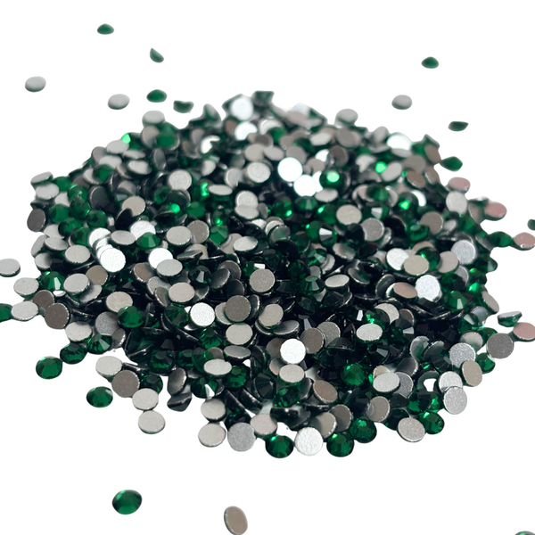 Flatbacks Rhinestones SS12, Esmeralda - 1440 piezas