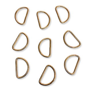 D Ring Dorado 2", 50 mm – 2 piezas