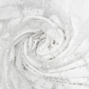 Tela Tulle de Encaje Bordada 60", Blanco - 1 yarda