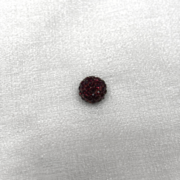 Pave Beads Rubí - 10mm