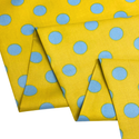 Tela Estampada de 100% Algodón 44" Polka Dots Grandes, Myrtle - 1 yarda