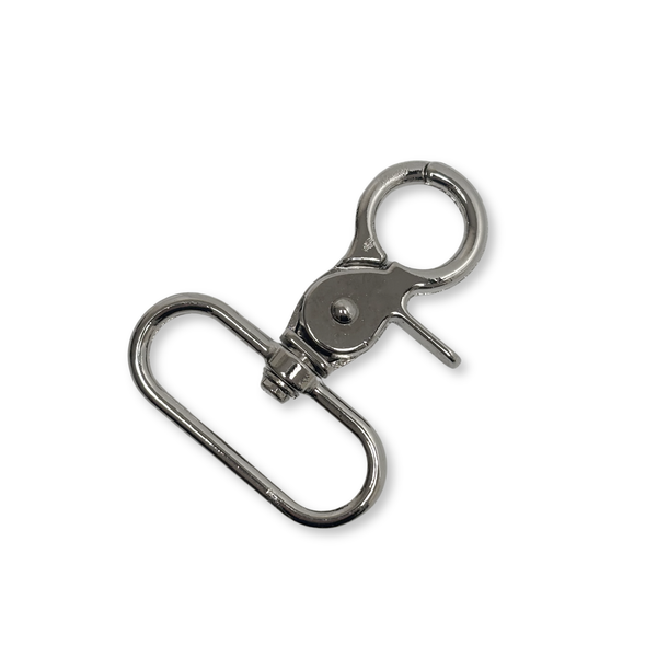 Snap Hook Plateado 1.50", 38 mm – 2 piezas