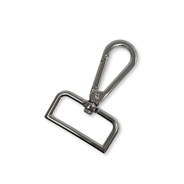 Silver Snap Hook 1.25", 32mm – 2 pieces
