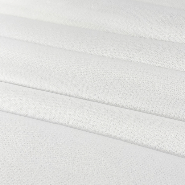 Tela Tricot Adherible 60”, 100% Poliéster, Blanco - 1 yarda