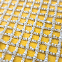 65" Embroidered Lace Tulle Fabric, White - 1 yard