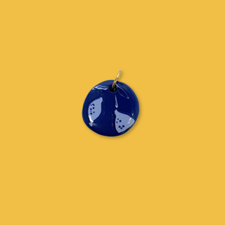 18kt Gold-Plated Stainless Steel Lemon Charm, 15mm - 1 piece