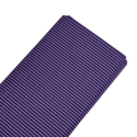 Tela Estampada de 100% Algodón 44" Rayas Finas, Eggplant - 1 yarda