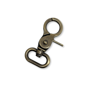 Snap Hook Antique Copper ¾", 20mm – 2 pieces
