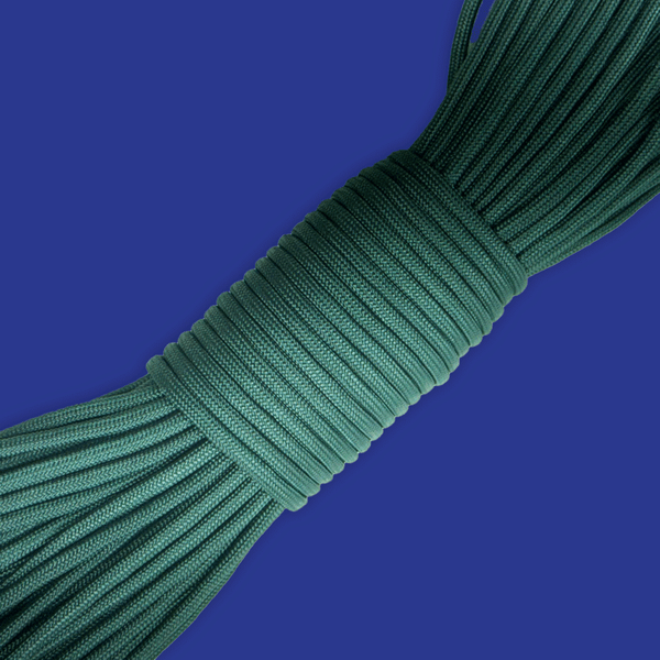 Cuerda Paracord / Paracord; 4mm: 34 yards - Emerald Green