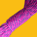 Cuerda Paracord / Paracord; 4mm: 34 yards - Neon Pink