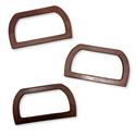 Asas para Carteras en Madera 12.5 cm, Marrón – 1 par
