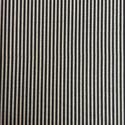 Tela Estampada de 100% Algodón 44" Rayas Finas, Negro / Gris - 1 yarda