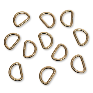 D-Ring Gold 1", 25 mm – 4 pieces